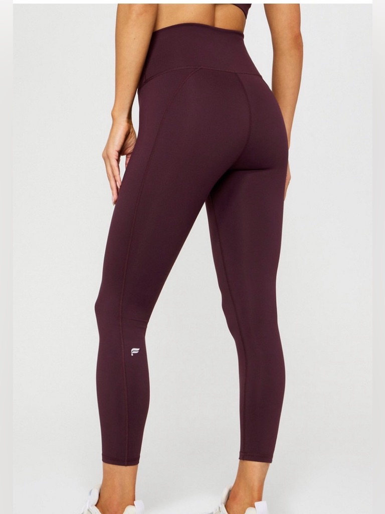 High-Waist Performance Leggings In Deep Plum- Fabletics Power Hold